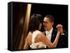President Obama and First Lady Michelle Obama Dance at the Midwest Inaugural Ball, January 20, 2009-null-Framed Stretched Canvas