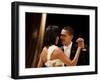 President Obama and First Lady Michelle Obama Dance at the Midwest Inaugural Ball, January 20, 2009-null-Framed Premium Photographic Print