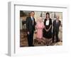 President Obama and His Wife Pose with Queen Elizabeth II and Prince Philip, During an Audience at -null-Framed Photographic Print