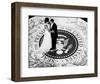 President Obama and The First Lady (b/w)-Celebrity Photography-Framed Art Print