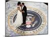 President Obama and the First Lady-null-Mounted Art Print