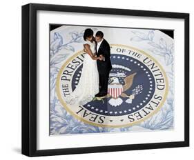 President Obama and the First Lady-null-Framed Giclee Print