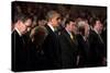 President Obama Attends a Sandy Hook Interfaith Vigil at Newtown High School in Newtown, Conn-null-Stretched Canvas