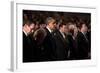 President Obama Attends a Sandy Hook Interfaith Vigil at Newtown High School in Newtown, Conn-null-Framed Photo