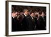 President Obama Attends a Sandy Hook Interfaith Vigil at Newtown High School in Newtown, Conn-null-Framed Photo