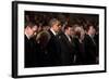 President Obama Attends a Sandy Hook Interfaith Vigil at Newtown High School in Newtown, Conn-null-Framed Photo