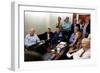 President Obama before statement to the media of the mission against Osama bin Laden, May 1, 2011-null-Framed Photo