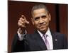 President Obama Points to Crowd before Signing Health Care and Education Reconciliation Act of 2010-null-Mounted Photographic Print