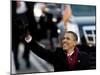 President Obama Waves as He Walks Down Pennsylvania Ave to the White House, January 20, 2009-null-Mounted Premium Photographic Print