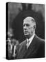 President of France General Charles De Gaulle, During Visit-null-Stretched Canvas