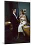 President of Revlon Charles Revson with Model Susie Parker, New York, NY 1956-Leonard Mccombe-Mounted Photographic Print