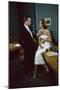 President of Revlon Charles Revson with Model Susie Parker, New York, NY 1956-Leonard Mccombe-Mounted Photographic Print