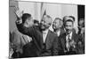 President of South Africa, Nelson Mandela with Members of the Congressional Black Caucus-null-Mounted Photo