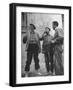 President of the Wine Board, Standing Outside the Cellar Door, Drinking-null-Framed Photographic Print