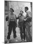 President of the Wine Board, Standing Outside the Cellar Door, Drinking-null-Mounted Photographic Print