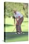 President Reagan Playing Golf at the Annenberg Estate in Rancho Mirage California, Dec. 30, 1986-null-Stretched Canvas