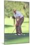 President Reagan Playing Golf at the Annenberg Estate in Rancho Mirage California, Dec. 30, 1986-null-Mounted Photo