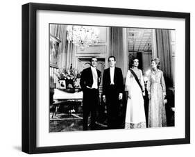 President Richard and Pat Nixon at the Shah's Niavaran Palace-null-Framed Photo