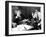 President Richard Nixon and Henry Kissinger Talking on Air Force One-null-Framed Photo