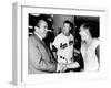 President Richard Nixon Greets Washington Senators Catcher Jim French after their Win over Brewers-null-Framed Photo