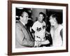 President Richard Nixon Greets Washington Senators Catcher Jim French after their Win over Brewers-null-Framed Photo