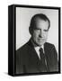 President Richard Nixon in His First Term Official Portrait, 1969-null-Framed Stretched Canvas