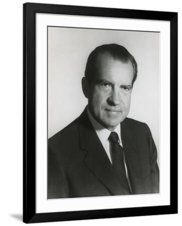 Renditions Gallery Richard Nixon Presidental Portrait Wall Art, Premium Gallery Wrapped Canvas Decor, Ready to Hang, 48 in H x 32 in W, Made in America Print