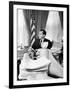 President Richard Nixon Sitting Among Stacks of Telegrams Supporting His Vietnam Policy-null-Framed Photo