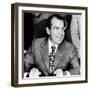 President Richard Nixon Smiles During a White House Signing Ceremony-null-Framed Photo