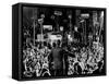 President Richard Nixon Spoke to a Rally of About 15,000 Persons at the Tulsa International Airport-null-Framed Stretched Canvas