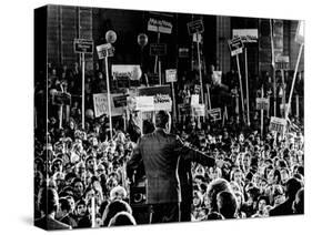President Richard Nixon Spoke to a Rally of About 15,000 Persons at the Tulsa International Airport-null-Stretched Canvas