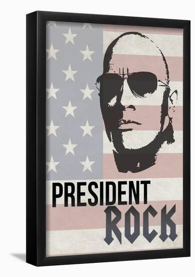 President Rock-null-Framed Poster