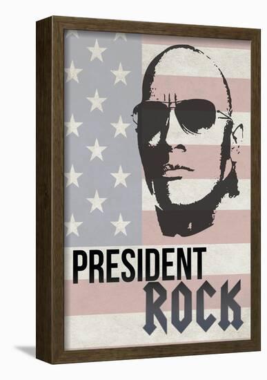 President Rock-null-Framed Poster