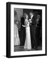 President Ronald Reagan and His Wife-null-Framed Photographic Print