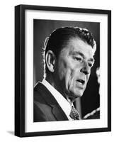 President, Ronald Reagan, During His 1976 Campaign for the Presidency, April 23, 1976-null-Framed Photo