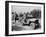 President Roosevelt reviewing American forces in Morocco, 1943-null-Framed Photographic Print