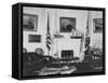 President's Study in Oval Room-null-Framed Stretched Canvas