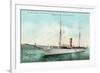 President's Yacht, Mayflower-null-Framed Art Print