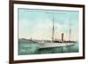 President's Yacht, Mayflower-null-Framed Art Print