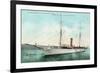 President's Yacht, Mayflower-null-Framed Art Print