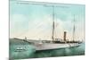 President's Yacht, Mayflower-null-Mounted Art Print