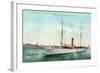 President's Yacht, Mayflower-null-Framed Art Print