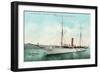 President's Yacht, Mayflower-null-Framed Premium Giclee Print