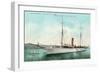 President's Yacht, Mayflower-null-Framed Premium Giclee Print