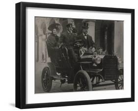 President Taft in Car, C.1909-13-null-Framed Photographic Print