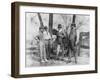 President Taft out with the Guys Golfing Photograph - Washington, DC-Lantern Press-Framed Art Print