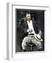 President Theodore Roosevelt Seated Outdoors, 1903-null-Framed Giclee Print