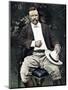 President Theodore Roosevelt Seated Outdoors, 1903-null-Mounted Giclee Print