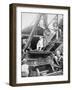 President Theodore Roosevelt, T the Culebra Cut During the Digging of the Panama Canal, 1906-null-Framed Photographic Print