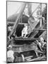 President Theodore Roosevelt, T the Culebra Cut During the Digging of the Panama Canal, 1906-null-Mounted Photographic Print